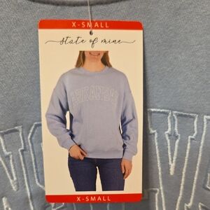 State of Mind Sky Blue Women's Crew Neck Sweater